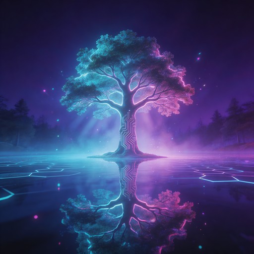 Free Cyberpunk Tree Glows Image - Cyberpunk, Neon, Tree | Download at ...