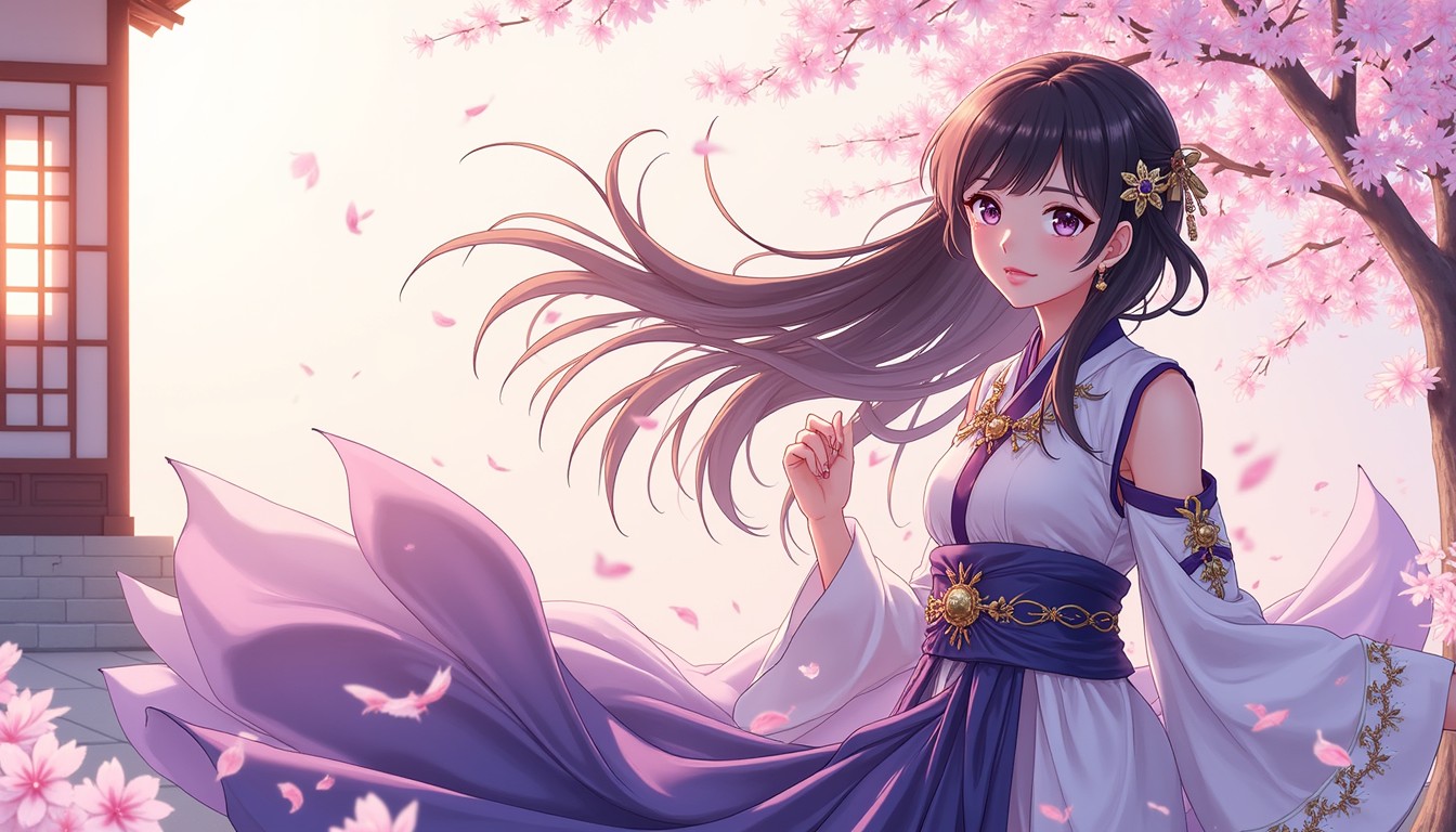 Free Cherry Blossom Princess Image - Anime, Cherry, Blossoms | Download ...