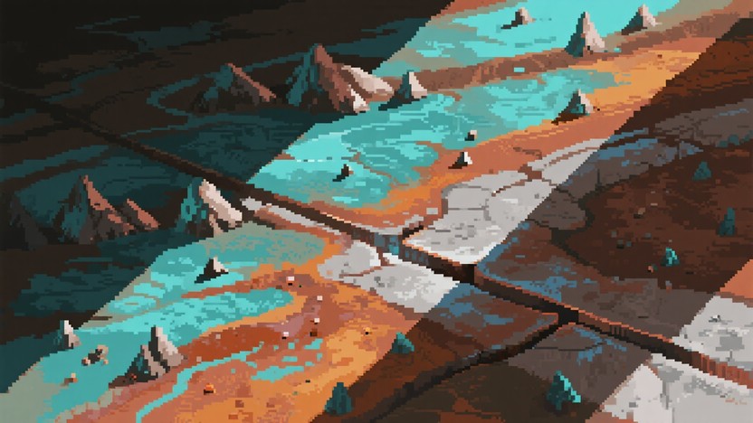 Free Boundless Pixel Landscape Stock AI Images | StockCake