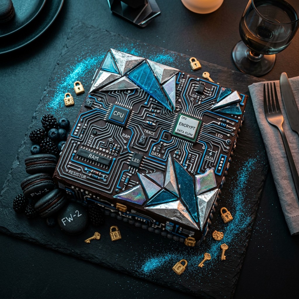 Free Cybersecurity Circuit Cake Image - Circuit, Technology, Chocolate ...