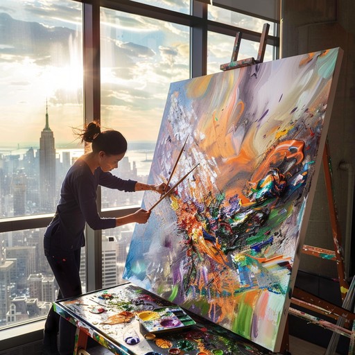 Free Artist at Work Image - Artist, Painting, Cityscape | Download at ...