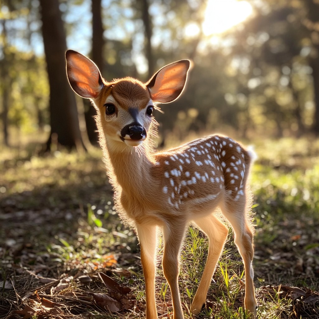 Free Fawn in sunlight Image - Fawn, Sunlight, Forest | Download at ...