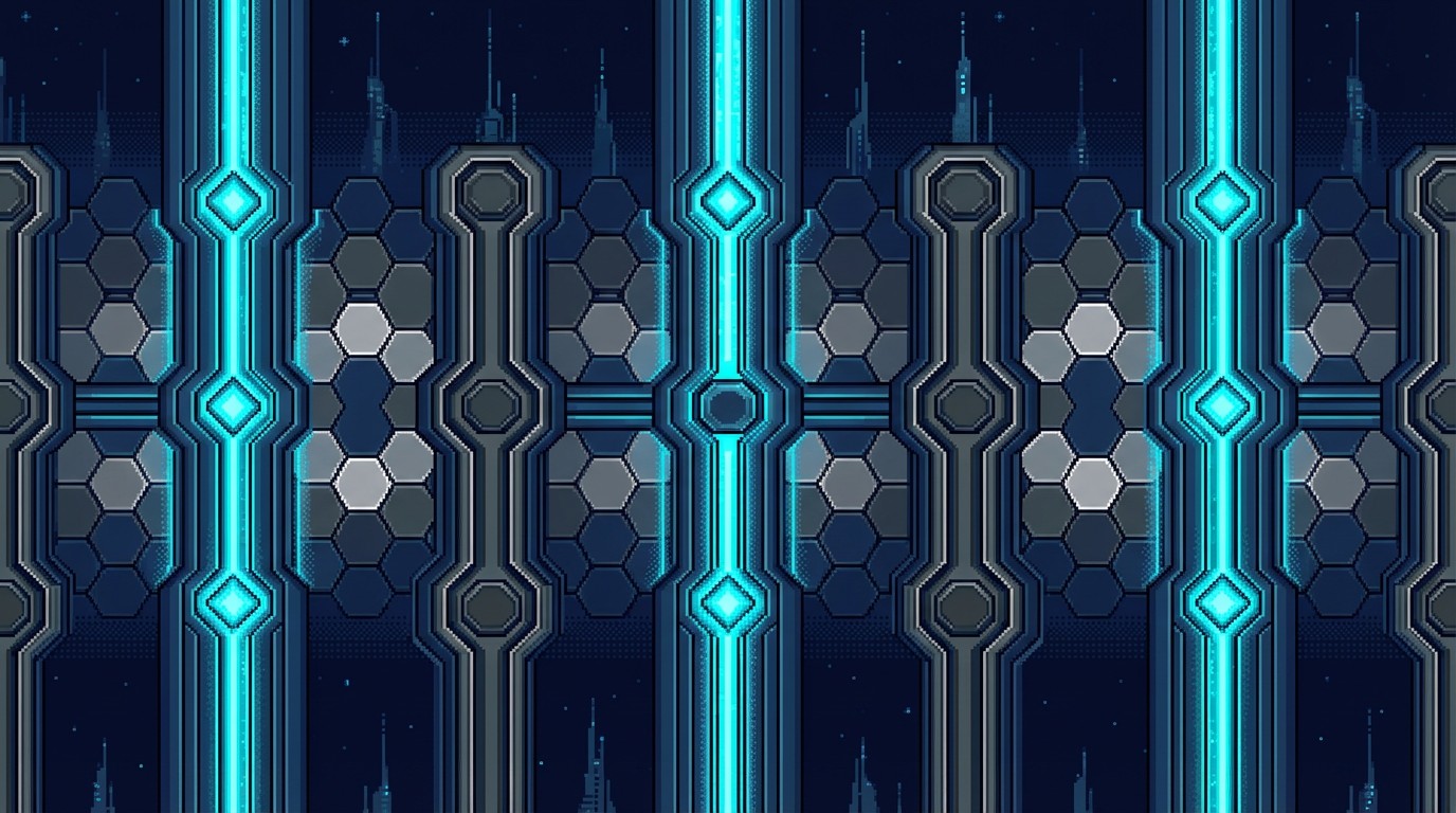 Free Futuristic Pixel Art Image - Pixel, Art, Futuristic | Download at ...