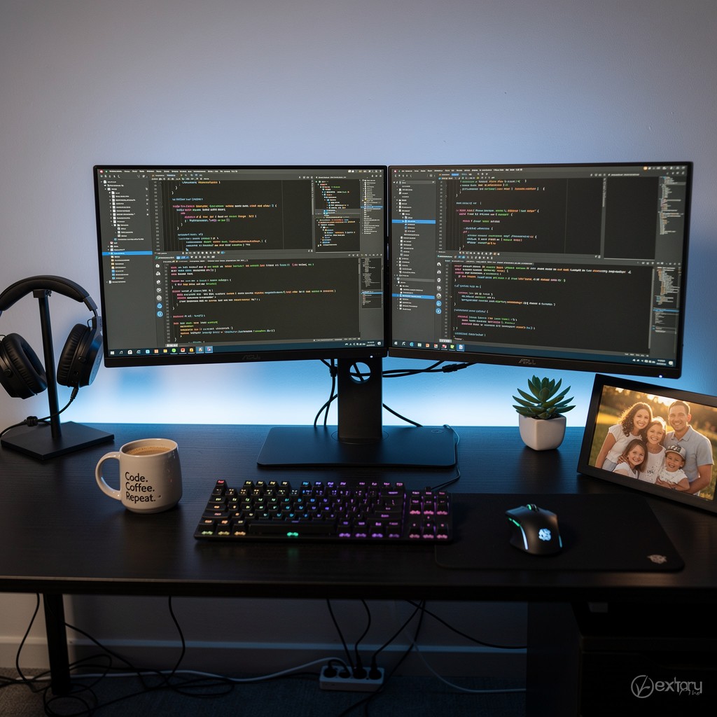 Free Developer Workspace Setup Image - Workspace, Developer, Coding ...