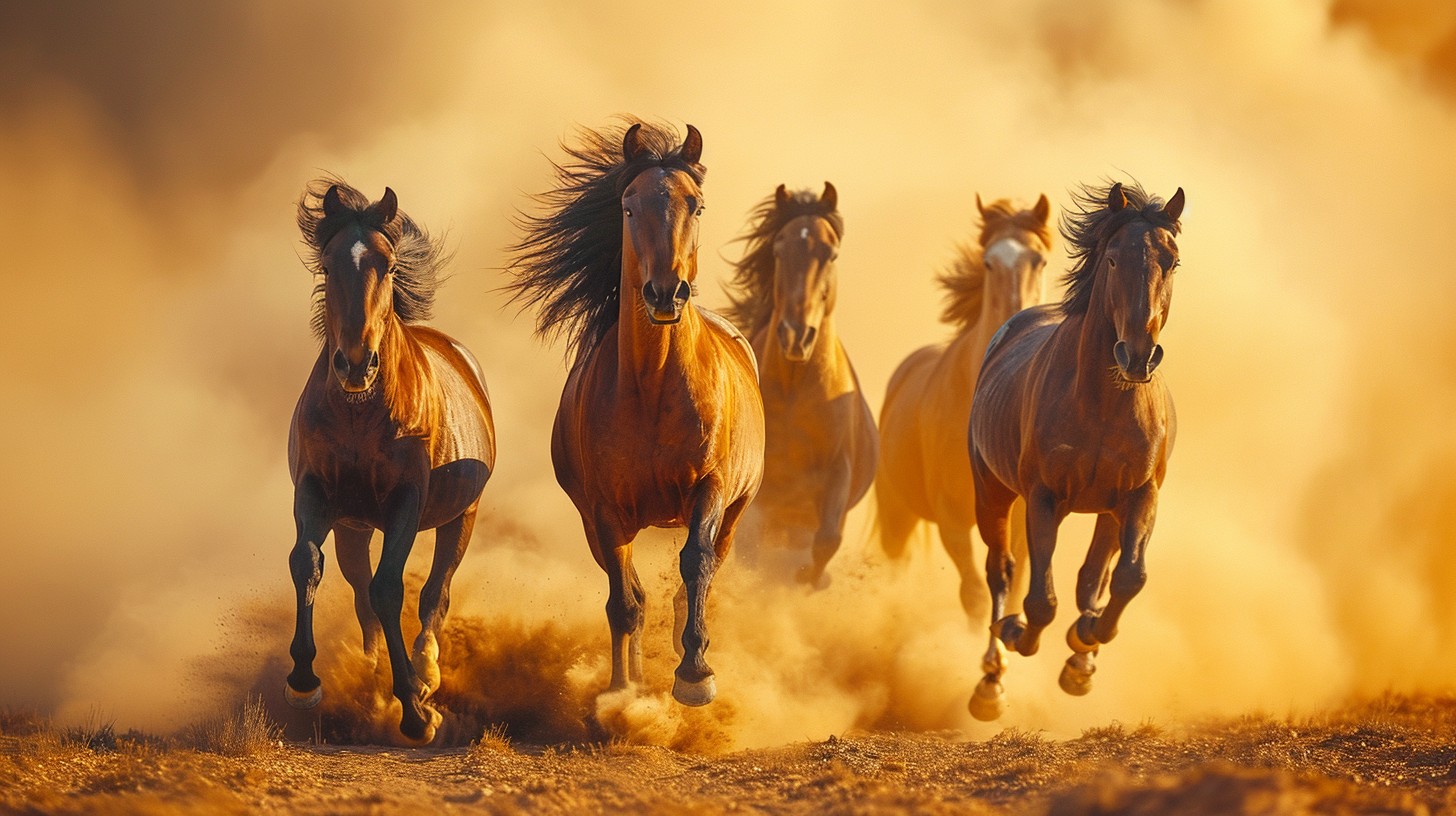 Free Galloping Horses Majesty Image - Horses, Galloping, Dust ...