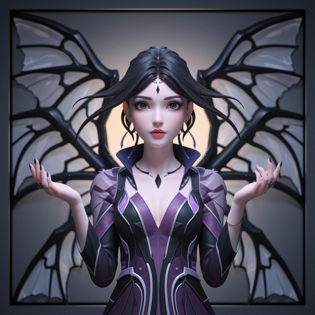 Free Dark Winged Pixie Image - Gothic, Pixie, Fairy | Download at StockCake