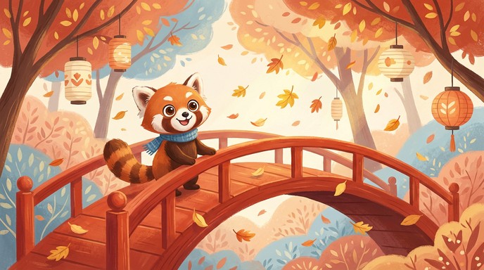 Red Panda Rope Bridge Free Red Panda Bridge Image - Illustration, Panda, Bridge | Download at ...