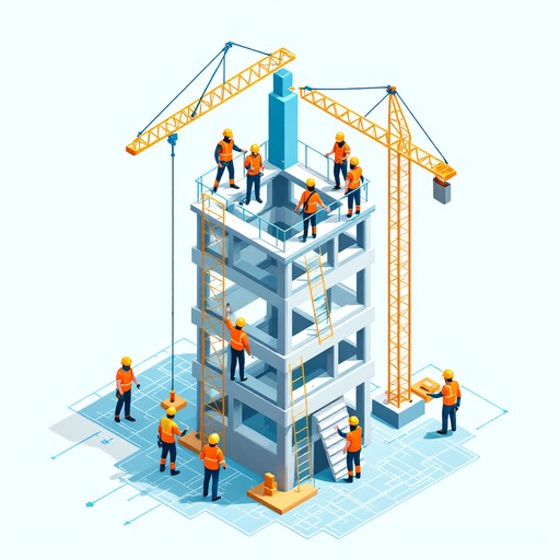 Free Building Together Upward Image - Construction, Teamwork ...