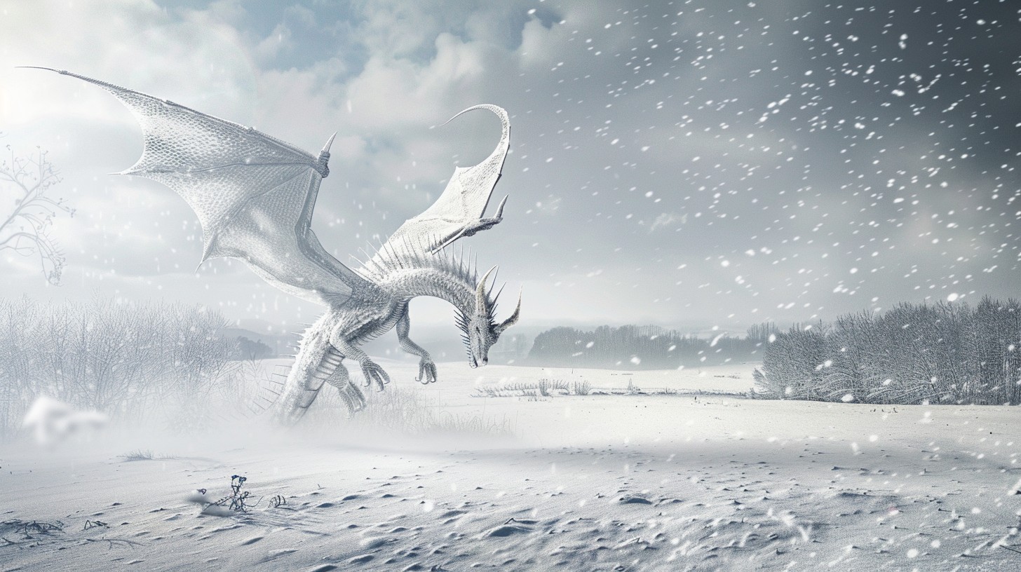 Free Majestic Winter Dragon Image - Dragon, Winter, Snow | Download at ...