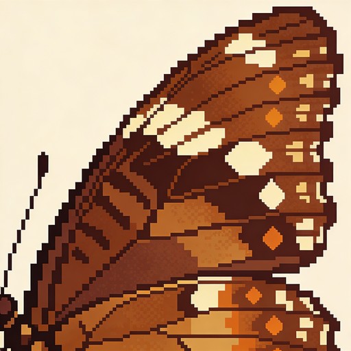 Free Pixel Butterfly Wings Image - Butterfly, Pixel, Brown | Download ...