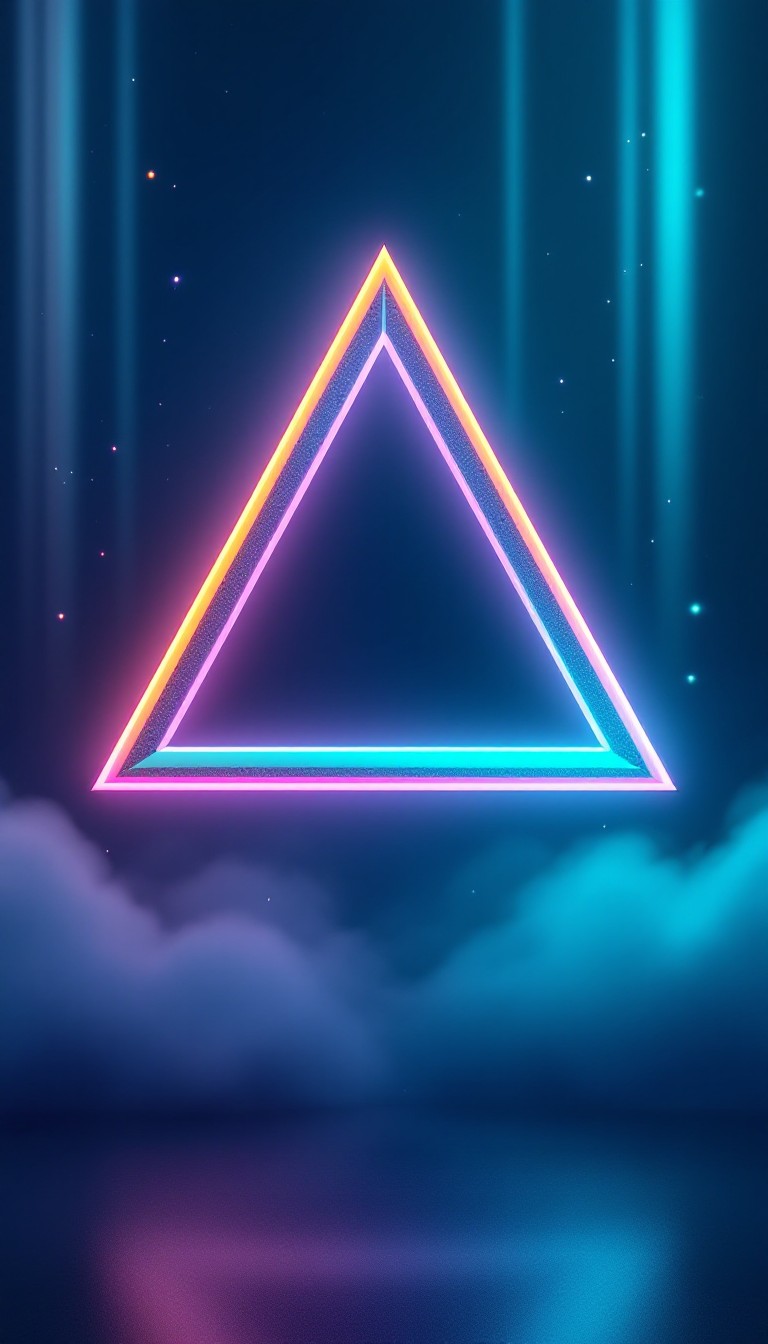Neon Tryangle Free Glowing Neon Triangle Image - Triangle, Neon, Glowing | Download ...