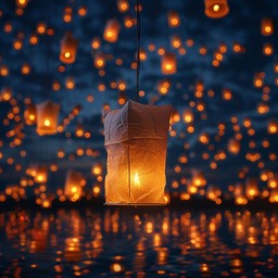 Free Sky Lanterns Glow Image - Lanterns, Festival, Night | Download at ...