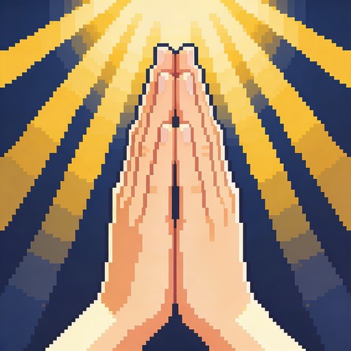 Free Prayer Pixel Art Image - Prayer, Hands, Pixel | Download at StockCake