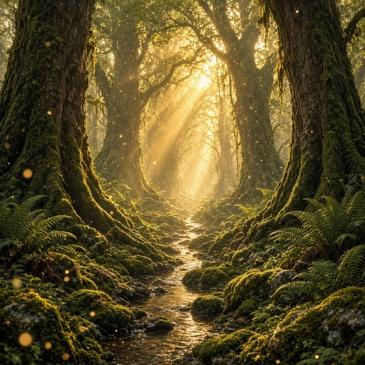 Download Golden Enchanted Forest Image - Forest, Enchanted, Magical ...