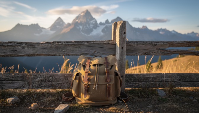 Rustic Backpacking Pack Free Adventure Awaits Here Image - Backpack, Mountains, Adventure ...