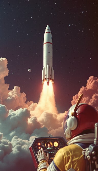 Retro Rockets Image Nasa Free Retro Rocket Launch Image - Rocket, Space, Astronaut | Download at ...