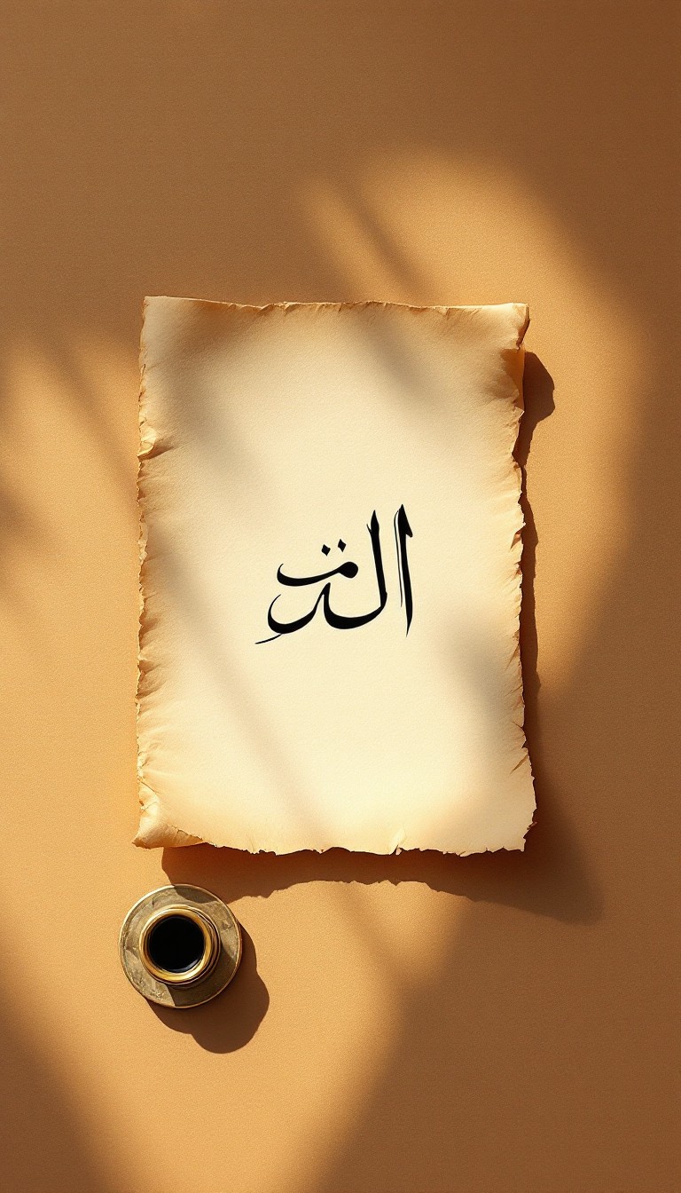 Free Arabic Calligraphy Art Image - Calligraphy, Arabic, Parchment ...