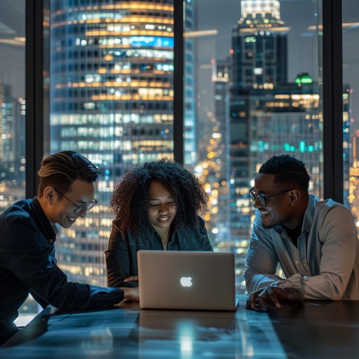 Weekend Teamwork Free Focused Teamwork Night Image - Teamwork, Night, Office | Download ...