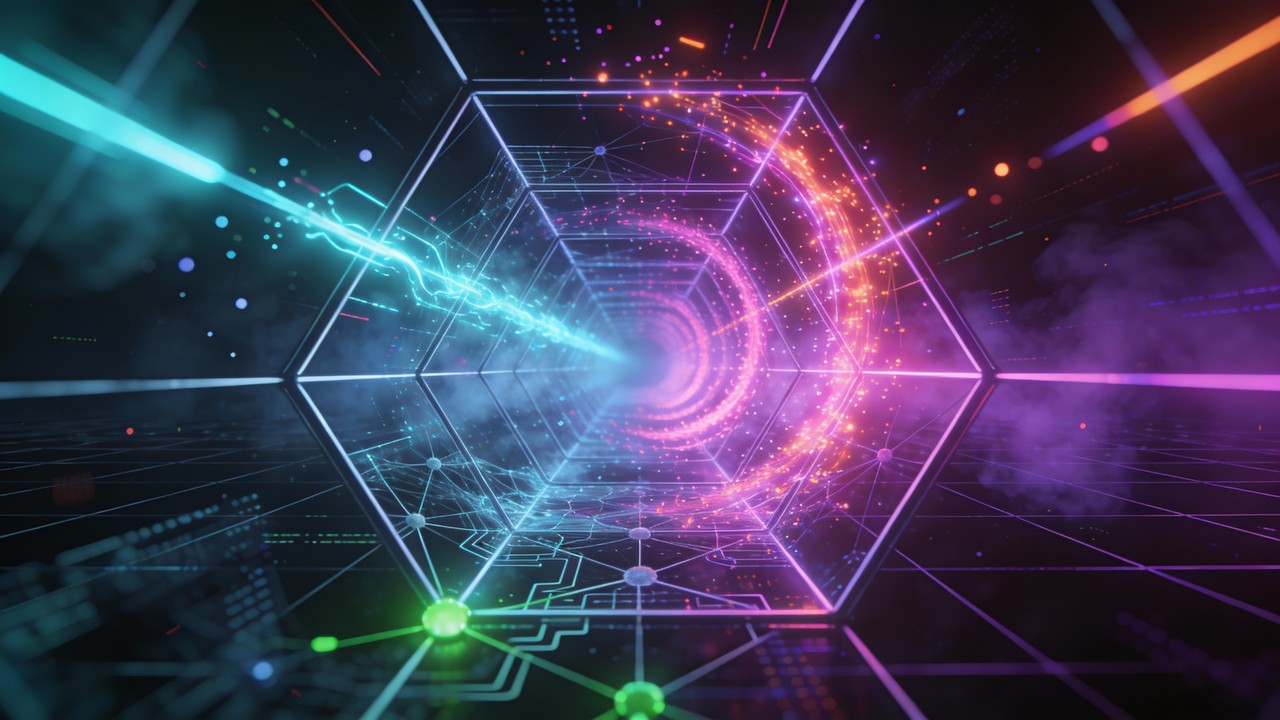 Free Neon Digital Tunnel Image - Cyberpunk, Neon, Futuristic | Download ...