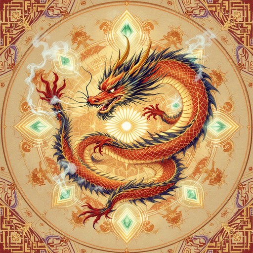 Dragon Wind Pattern Free Dragon Guards Gems Image - Dragon, Mandala, Asian | Download at ...
