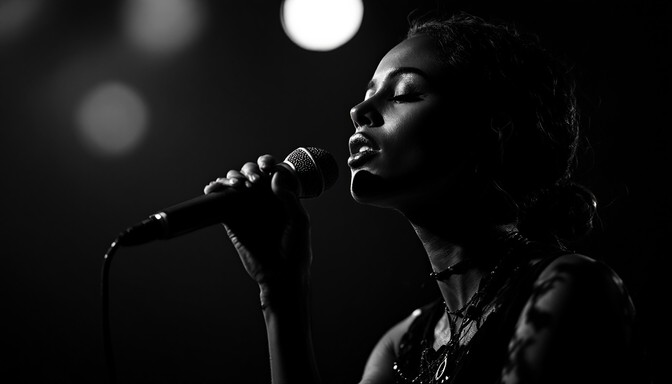 Free Soulful Stage Moment Image - Monochrome, Performance, Stage ...