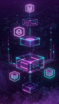 Free Neon Network Architecture Image - Cyberpunk, Neon, Holographic ...