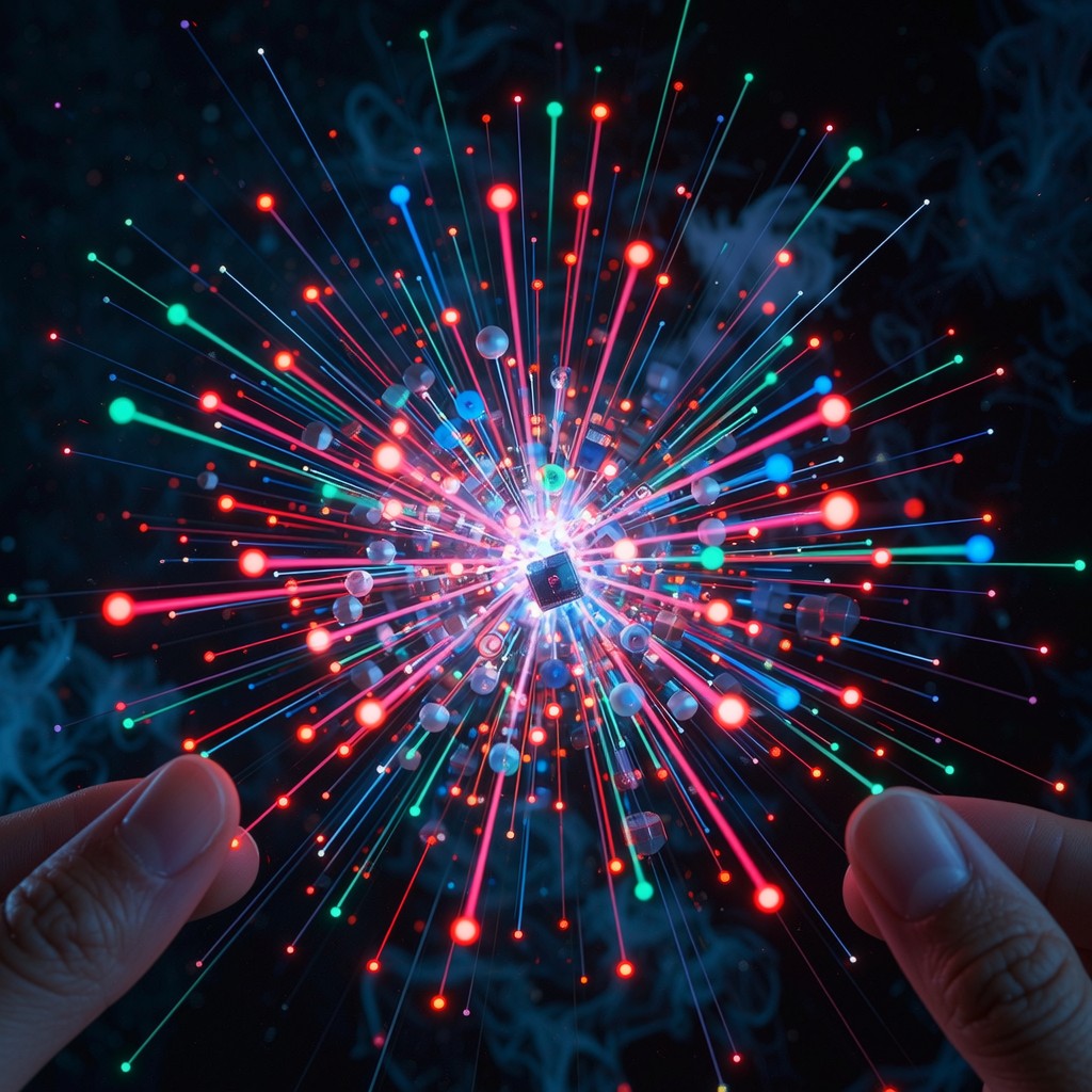 Neon Explotion Puff Free Neon Energy Explosion Image - Technology, Cyberpunk, Neon ...