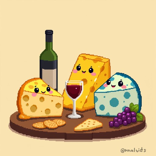 Free Cheesy Pixel Party Image - Cheese, Pixel, Kawaii | Download at ...