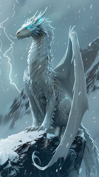 Free Majestic Snowy Dragon Image - Dragon, Fantasy, Majestic | Download ...