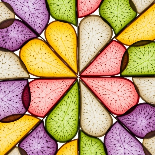 Free Luminous Tuber Pattern Image - Vegetables, Mandala, Kaleidoscope ...