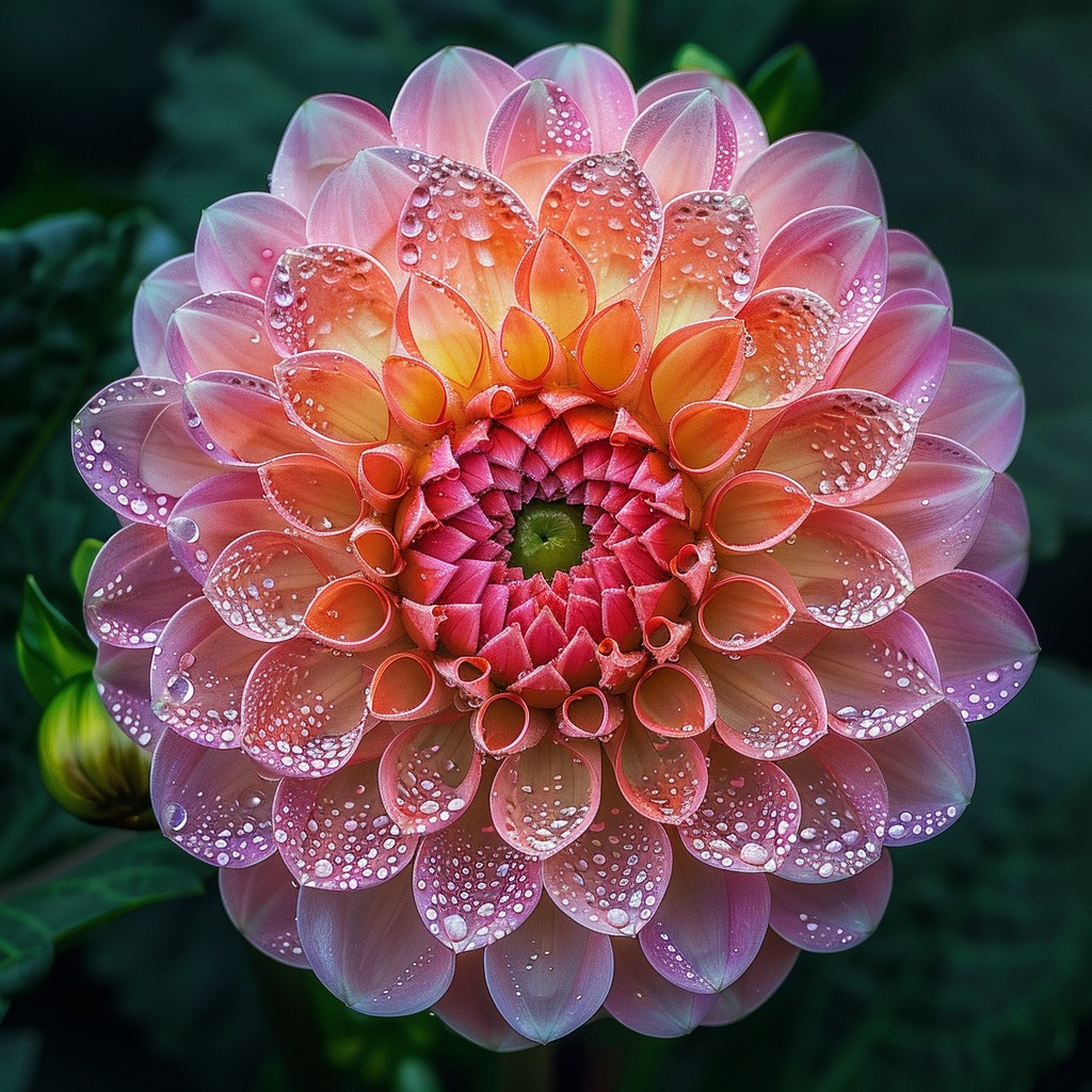 Deah Flower Free Dewy Dahlia Bloom Image - Dahlia, Flower, Dewdrops | Download at ...
