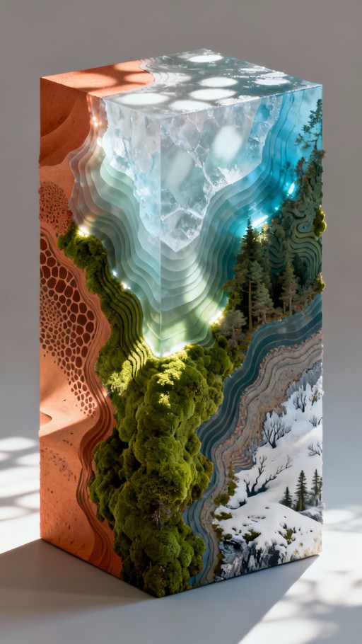 Free Layered Ecosystem Cube Image - Biome, Ecosystem, Cube | Download ...