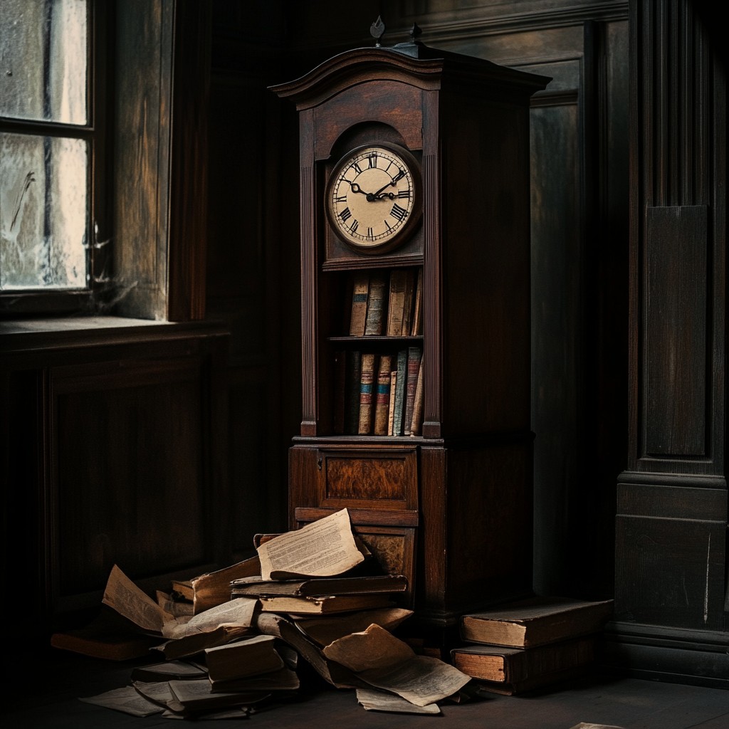 Free Antique Clock Display Image - Antique, Clock, Books | Download at ...