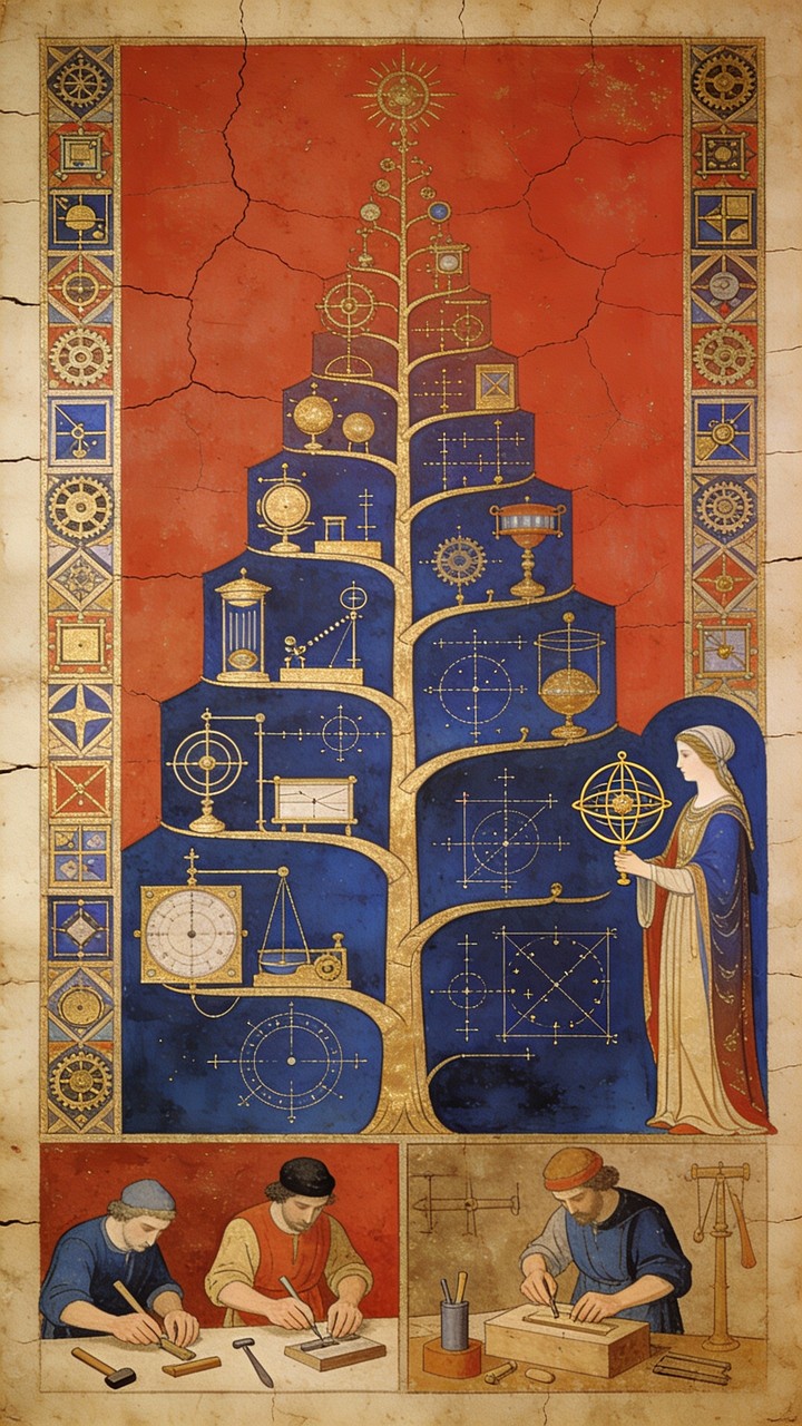 Civilization Technology Tree Background Free Technology Evolution Tree Image - Medieval, Manuscript, Technology ...
