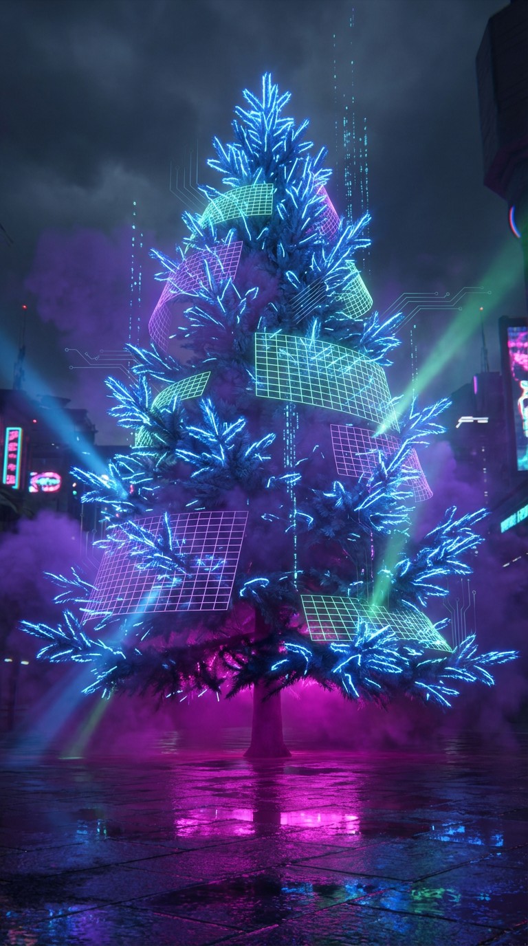 Free Cyberpunk Neon Tree Image - Cyberpunk, Neon, Tree | Download at ...