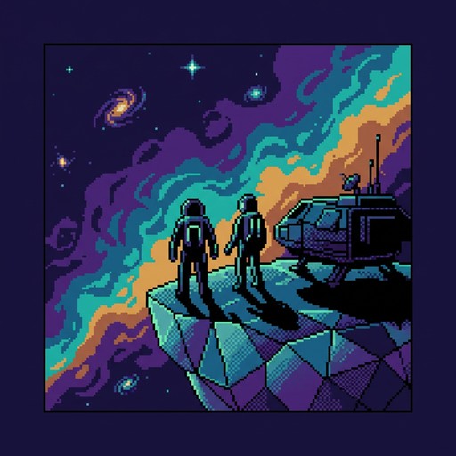 Free Cosmic Pixel Explorers Image - Pixel, Space, Astronauts | Download ...