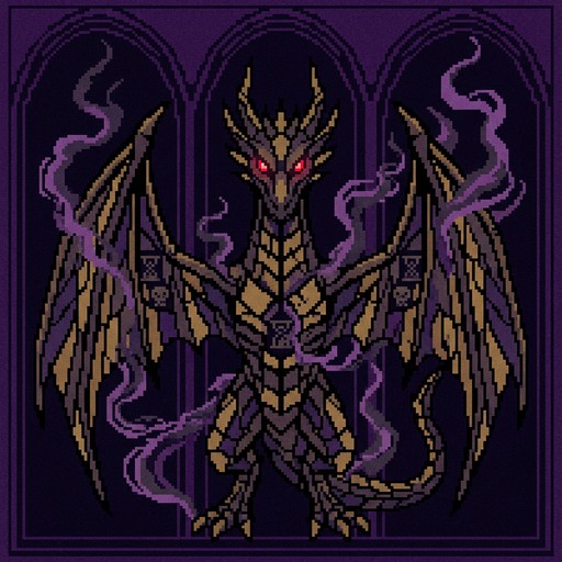 Free Gothic Pixel Dragon Image - Dragon, Pixel, Gothic | Download at ...