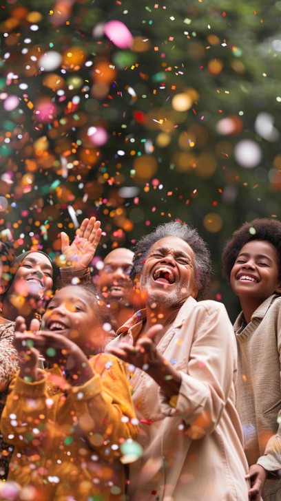 Free Joyful Celebration Moment Image - Confetti, Celebration, Happiness ...