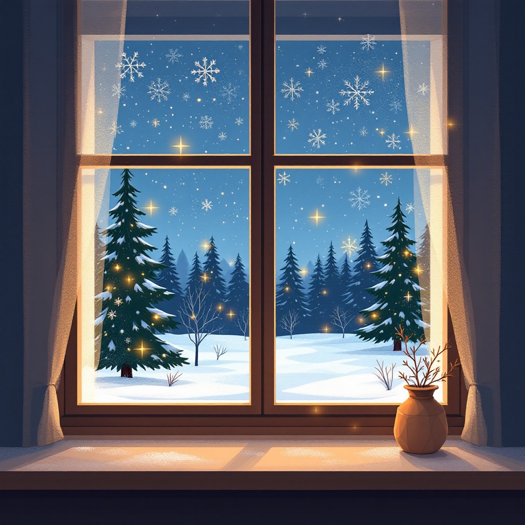 Window View Snowfall Free Snowy Window View Image - Winter, Snow, Window | Download at StockCake