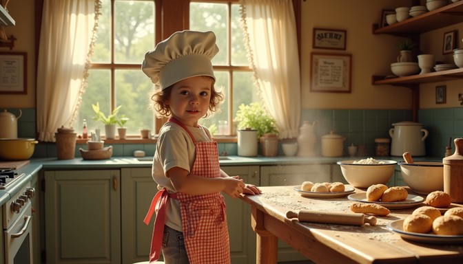Free Little kitchen helper Photo - Baking, Kitchen, Child | Download at ...