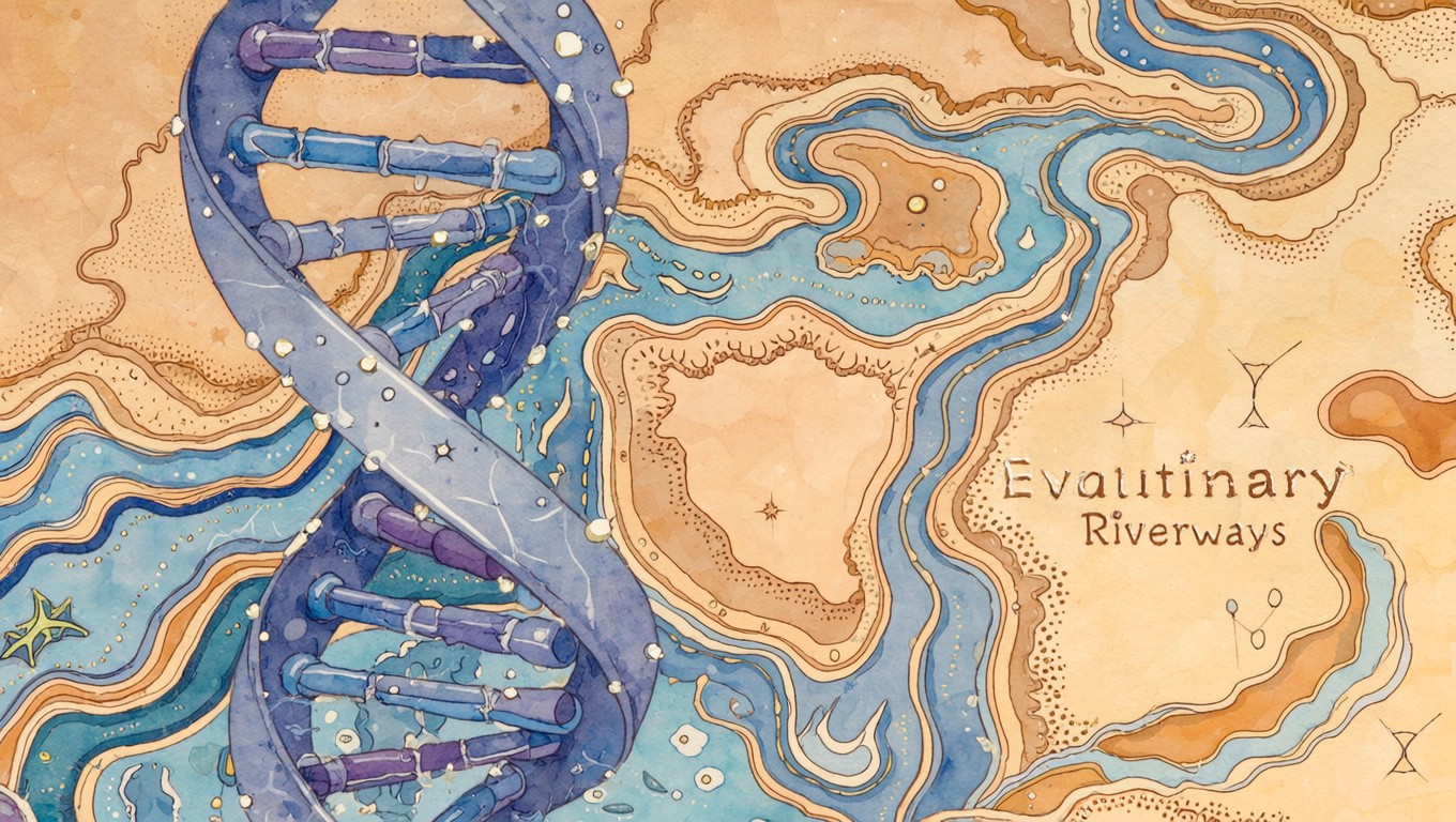 Free DNA Map Art Image - Watercolor, Dna, Genetics | Download at StockCake