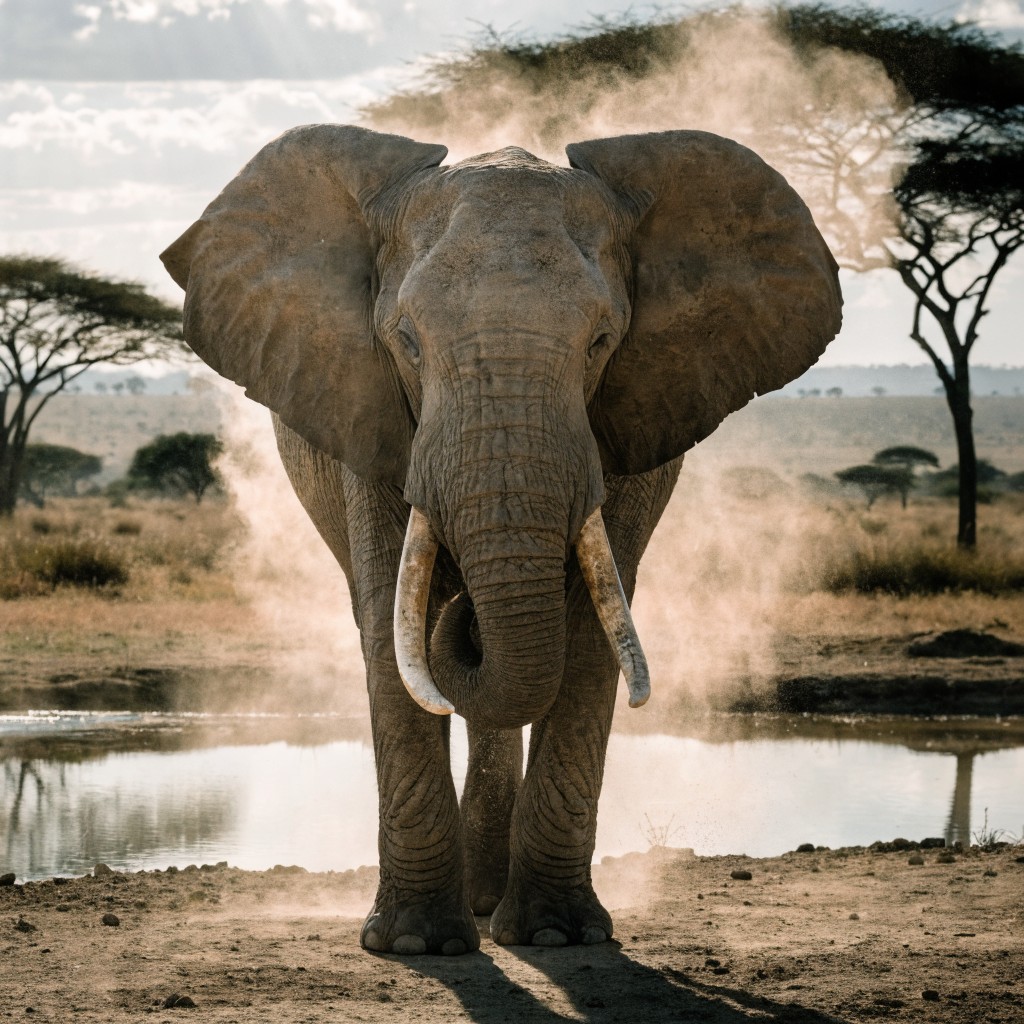 Elephant Ritual Free Elephant Dusting Ritual Image - Elephant, Savanna, Wildlife ...