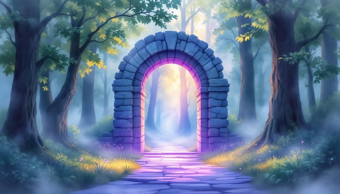 Free Enchanted Forest Archway Image - Gateway, Portal, Archway ...