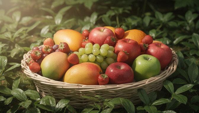 Free Fresh Fruit Harvest Image - Fruits, Basket, Wicker | Download at ...
