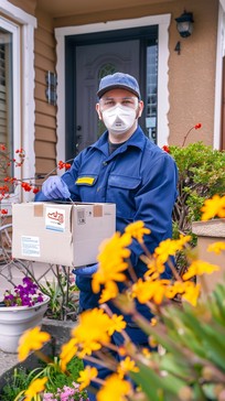Delivery Service Intern Free Delivery in Progress Image - Delivery, Worker, Uniform | Download ...