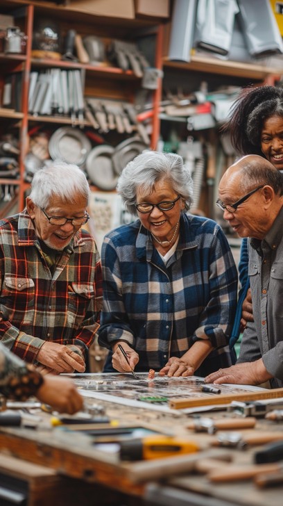 Free Joyful Crafting Moment Image - Seniors, Crafting, Workshop ...