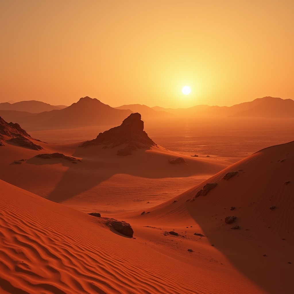 Free Majestic Desert Sunset Image - Desert, Sunset, Dunes | Download at ...