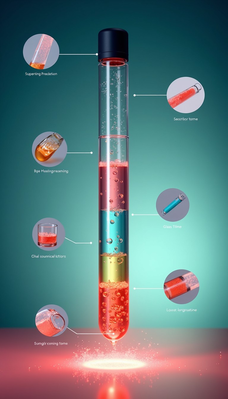 Free Layered Scientific Vial Image - Vial, Laboratory, Science ...