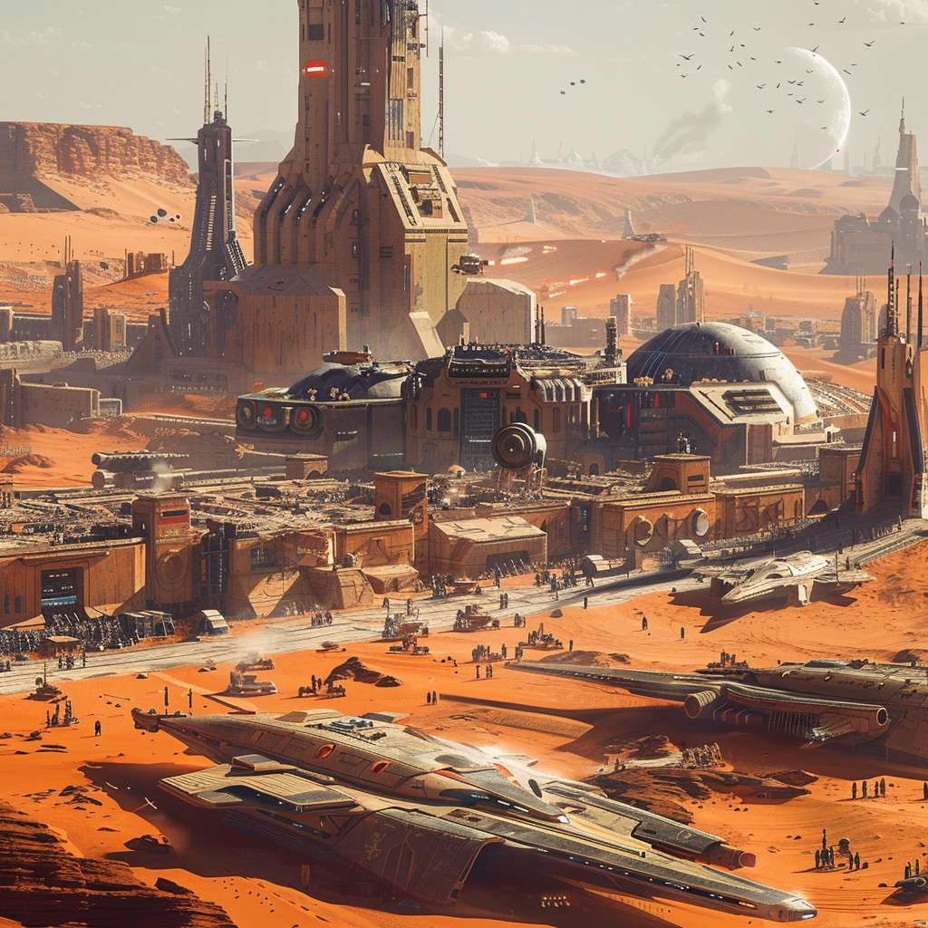 Free Sci-Fi Desert City Image - Science Fiction, Desert, Cityscape ...