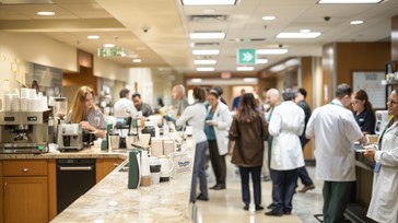 Hospital Tea Free Hospital Cafeteria Scene Image - Hospital, Cafeteria, Healthcare ...